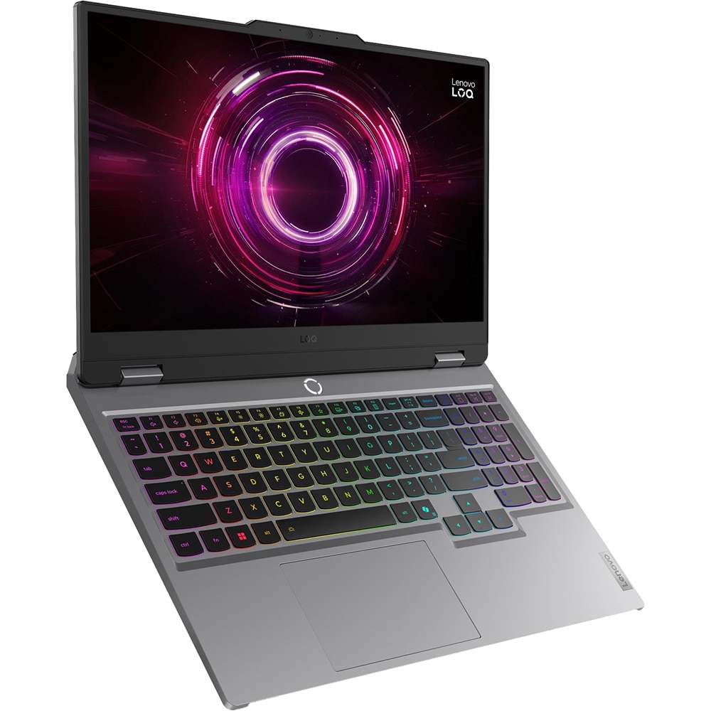 Laptop gaming LENOVO LOQ 15AHP10, AMD Ryzen 7 250 pana la 5.1Ghz, 15.6" Full HD, 32GB, SSD 1TB, NVIDIA GeForce RTX 5060 8GB, Free DOS, Luna Grey