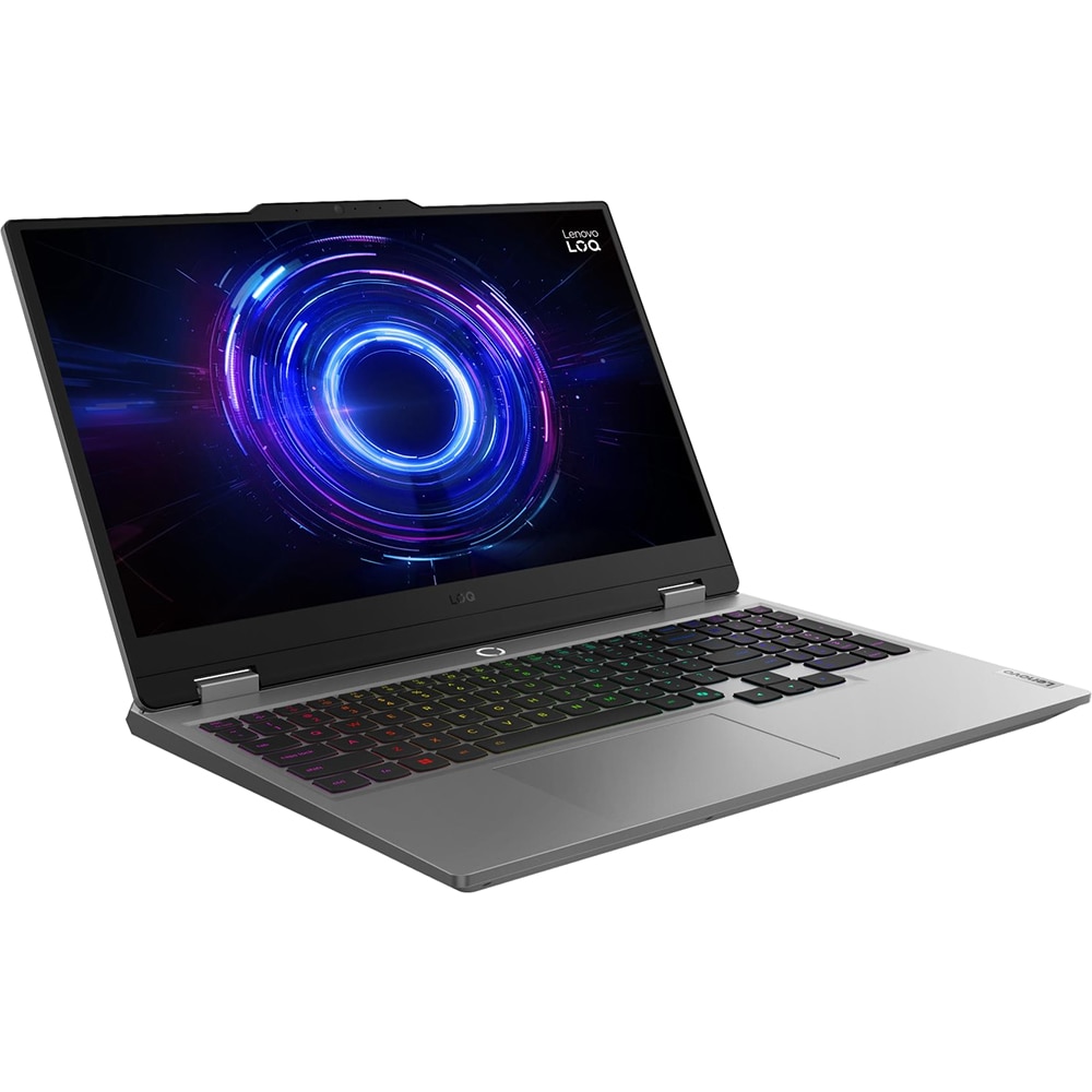 Laptop gaming LENOVO LOQ 15IRX10, Intel Core i7-13650HX pana la 4.9GHz, 15.6" Full HD, 32GB, SSD 1TB, NVIDIA GeForce RTX 5070 8GB, Free DOS, Luna Grey