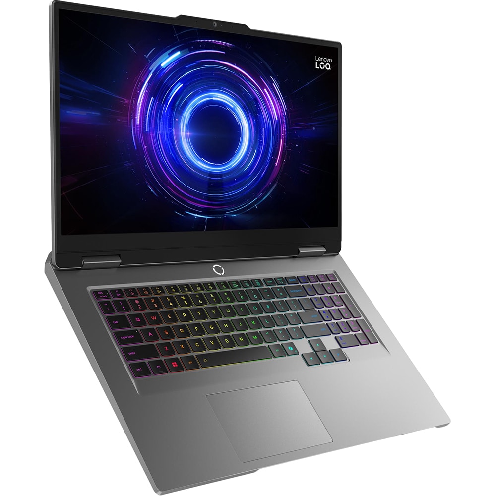 Laptop gaming LENOVO LOQ 17IRX10, Intel Core i7-13700HX pana la 5GHz, 17.3" Full HD, 32GB, SSD 1TB, NVIDIA GeForce RTX 5060 8GB, Free DOS, Luna Grey