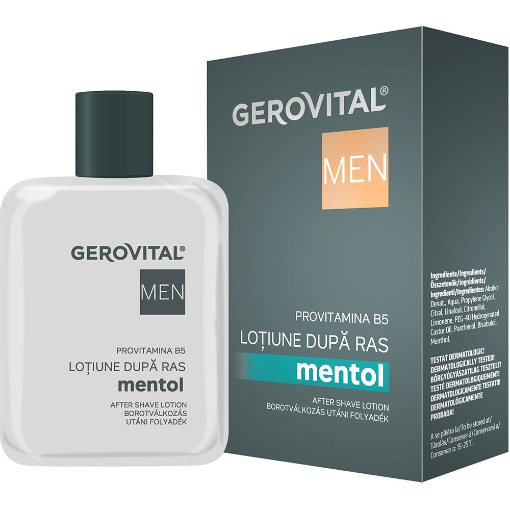 After Shave GEROVITAL Men Mentol, 100ml