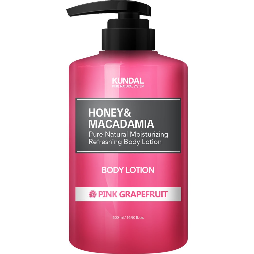 Lotiune de corp KUNDAL Honey & Macadamia, Pink Grapefruit, 500ml
