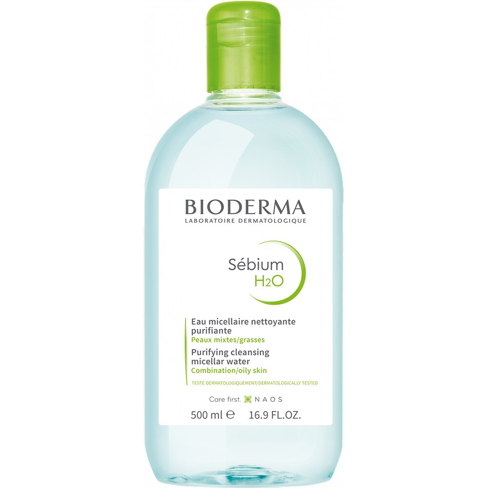 Apa micelara pentru ten mixt si gras BIODERMA Sebium H2O, 500ml