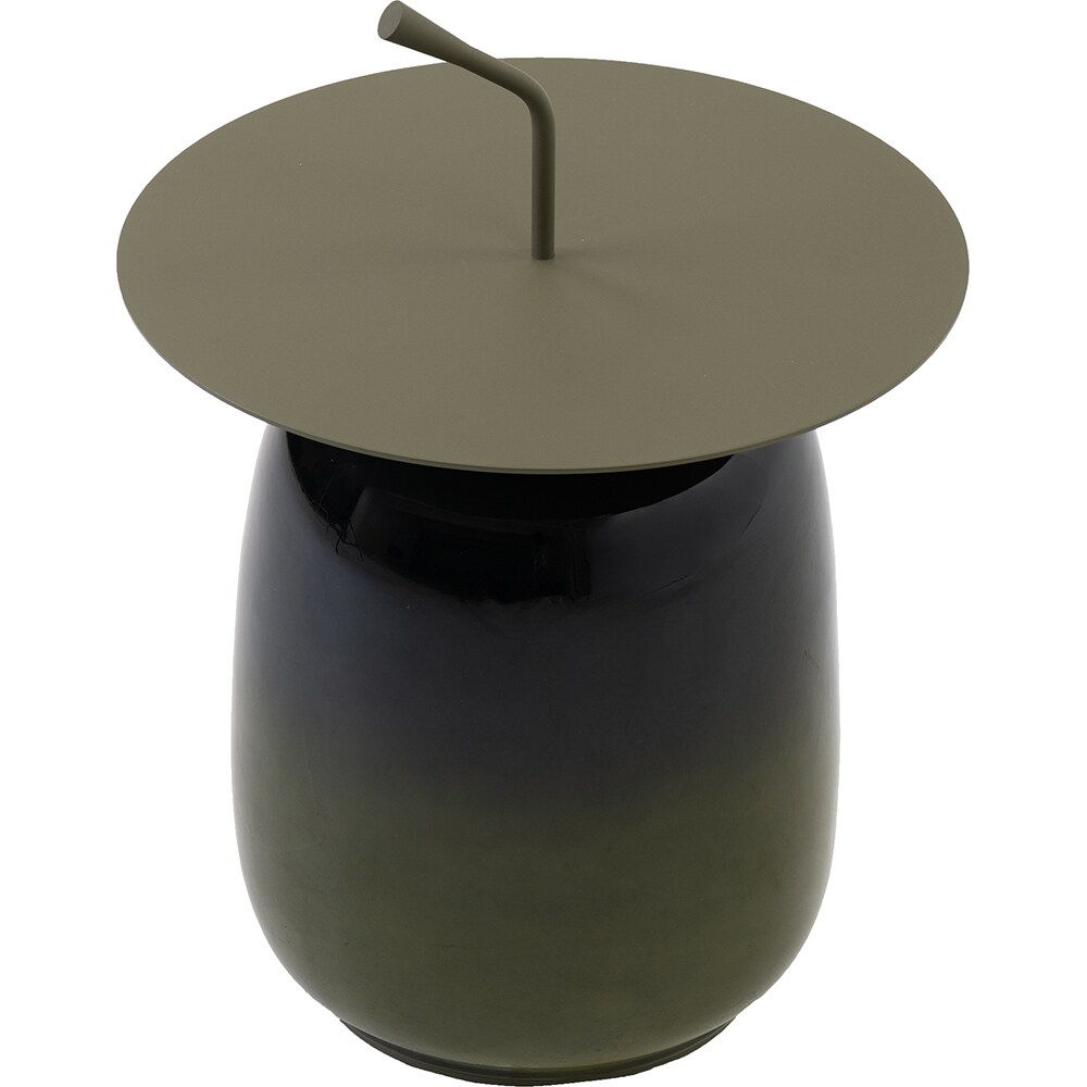 Masa terasa LIVINTWIST Pendant, aluminiu, 45 x 65 cm, verde