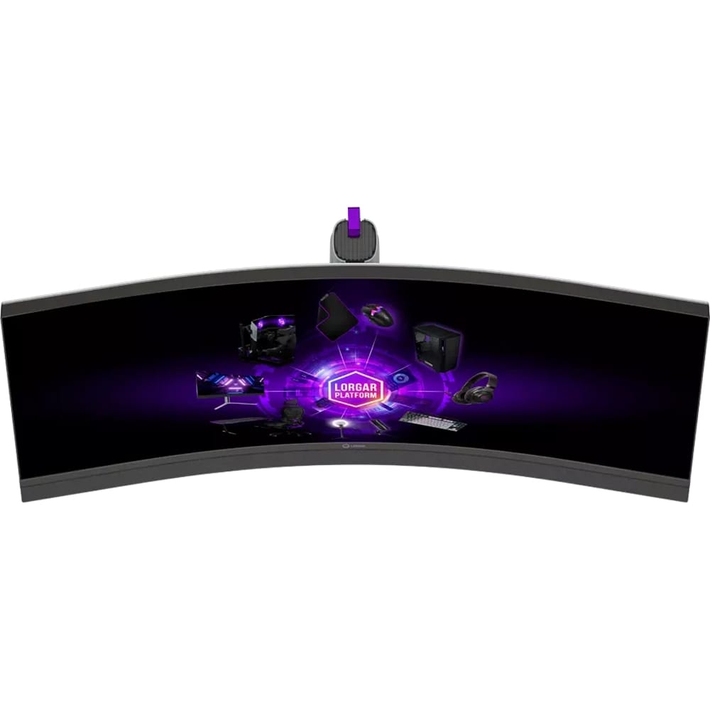Monitor Gaming curbat Mini LED VA LORGAR Pro 34MP1, 34", UWQHD, 180Hz, HDR, AMD FreeSync, boxe, negru