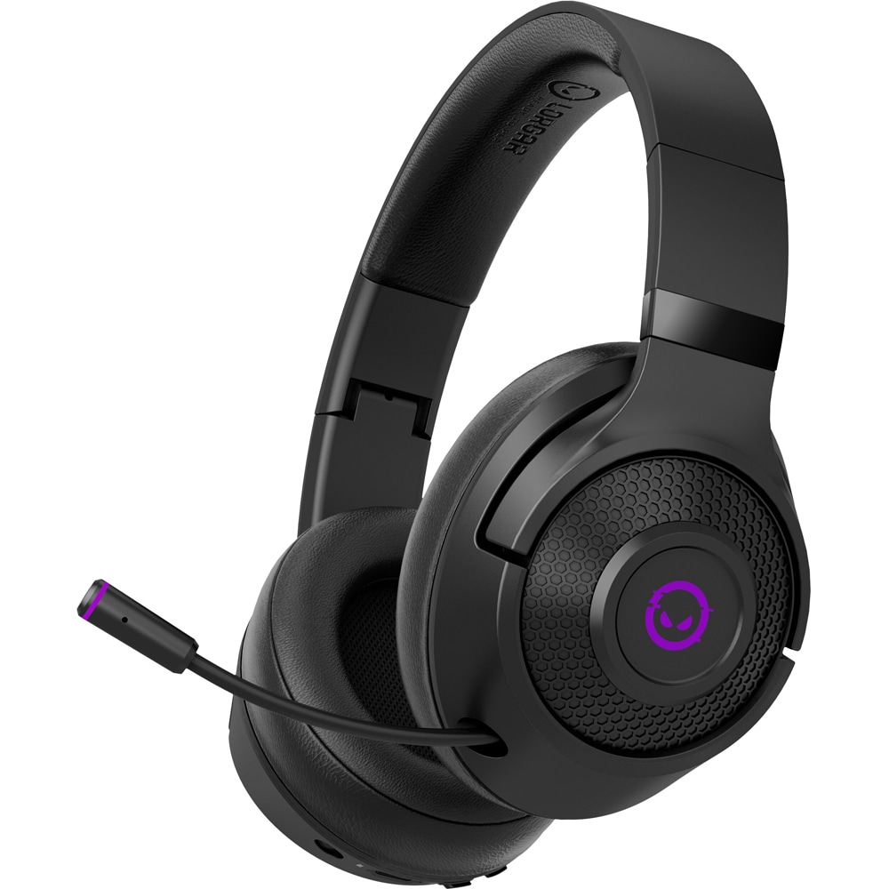 Casti Gaming Wireless LORGAR Noah 702, multiplatforma, stereo, 3.5mm, negru