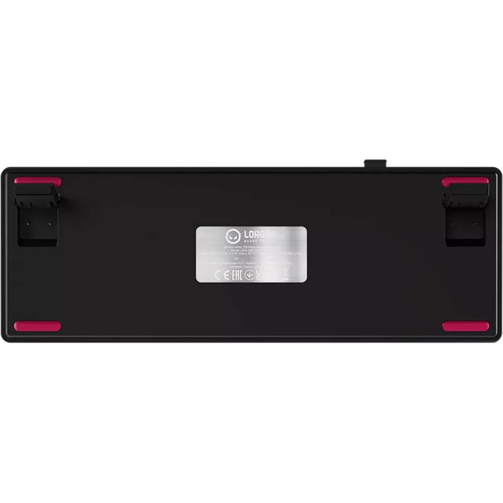 Tastatura Gaming Wireless mecanica LORGAR KBP70MW, USB, Layout US, negru