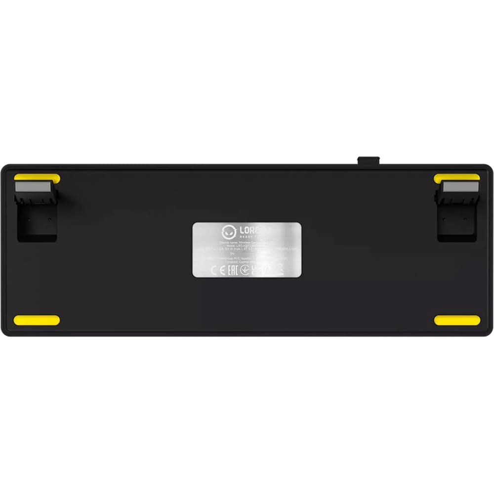 Tastatura Gaming Wireless mecanica LORGAR KBP70MW, USB, Layout US, galben