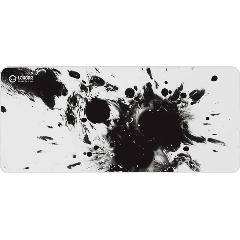 Mouse Pad Gaming LORGAR Advanced MPA14XL, alb-negru