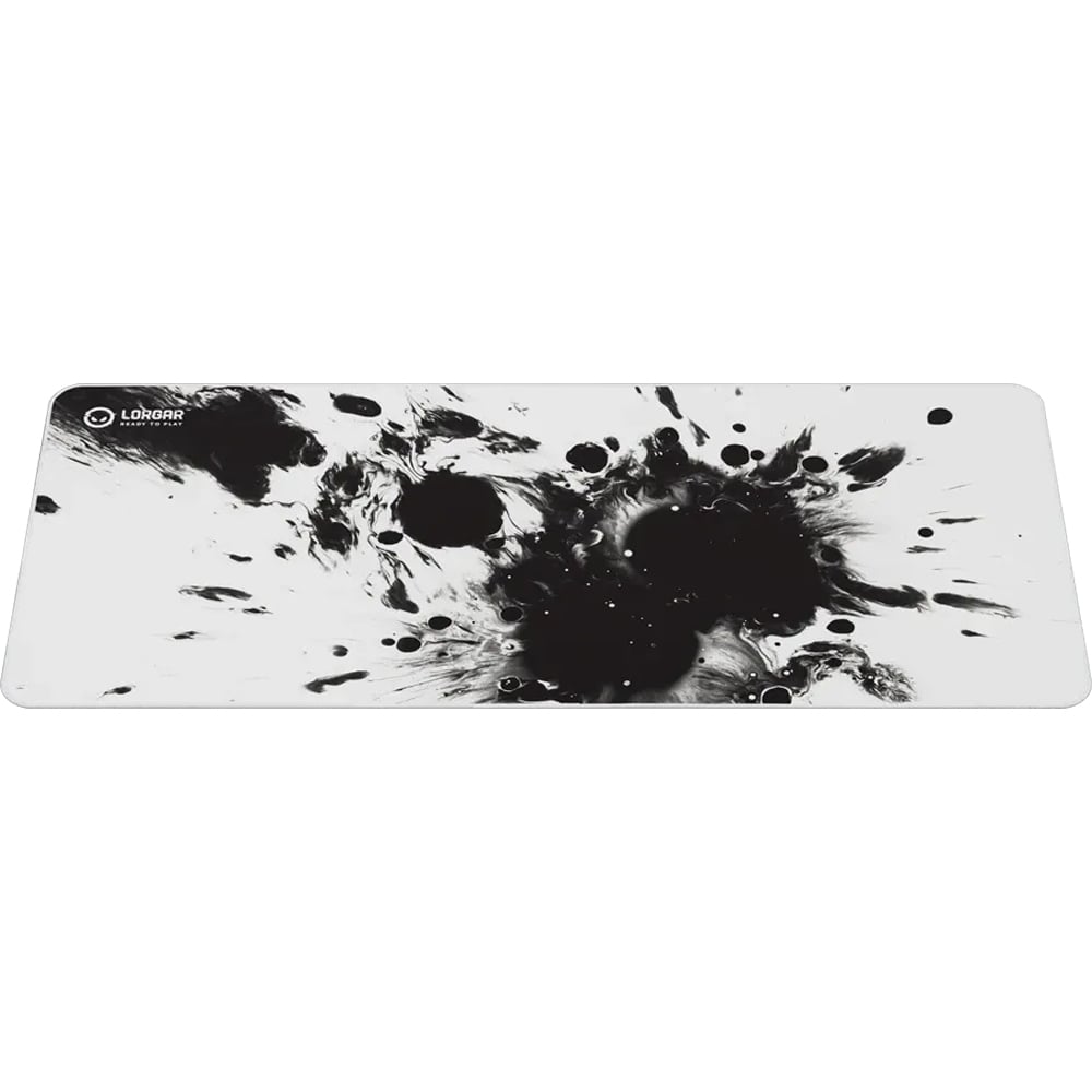 Mouse Pad Gaming LORGAR Advanced MPA14XL, alb-negru