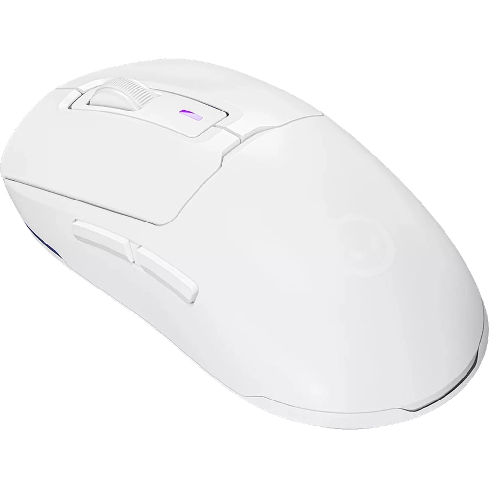 Mouse Gaming Wireless LORGAR MSA10W, 12000 dpi, alb