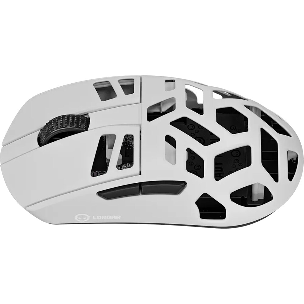 Mouse Gaming Wireless LORGAR MSE90W, 26000 dpi, alb
