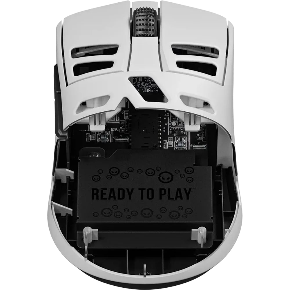 Mouse Gaming Wireless LORGAR MSE90W, 26000 dpi, alb