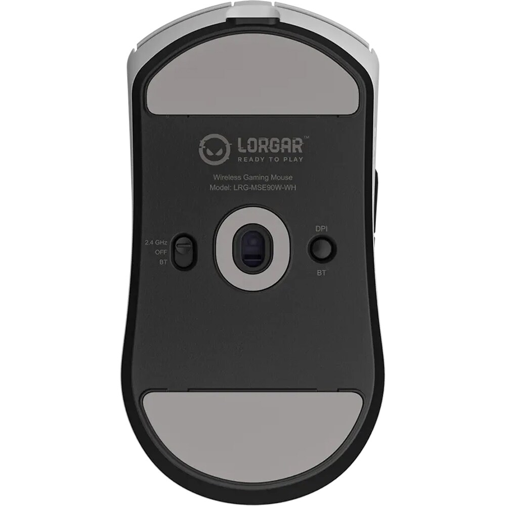 Mouse Gaming Wireless LORGAR MSE90W, 26000 dpi, alb