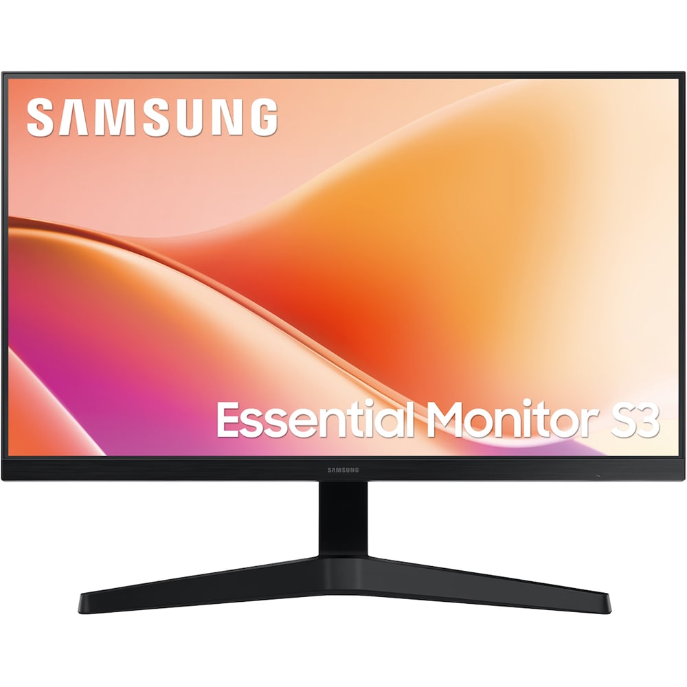 Monitor LED VA SAMSUNG Essential S33GF LS24F330EAUXEN, 24", Full HD, 100Hz, negru