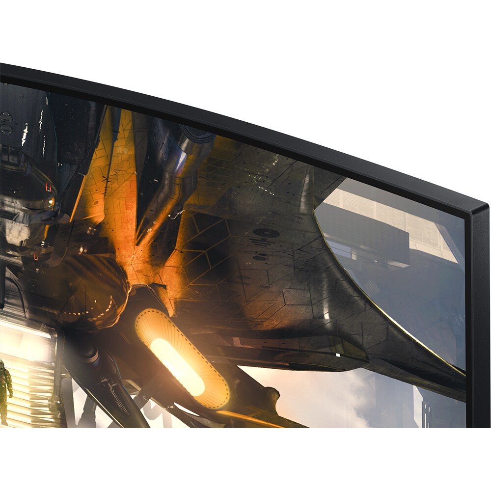 Monitor Gaming curbat LED VA SAMSUNG Odyssey G55A LS27AG550EUXXU, 27", WQHD, 165Hz, AMD FreeSync Premium, HDR10, negru