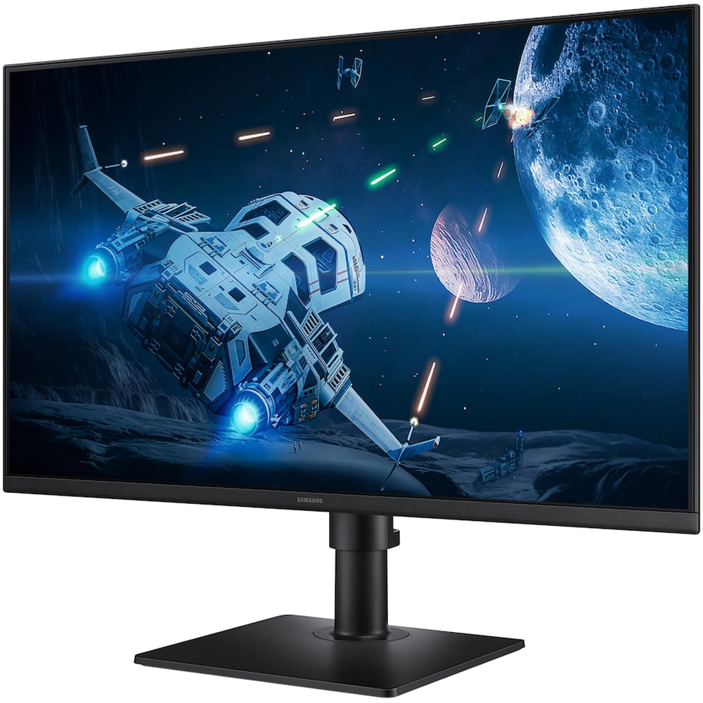 Monitor LED IPS SAMSUNG Essential S4 S40GD LS27D406GAUXEN, 27", Full HD, 100Hz, boxe, pivot, negru