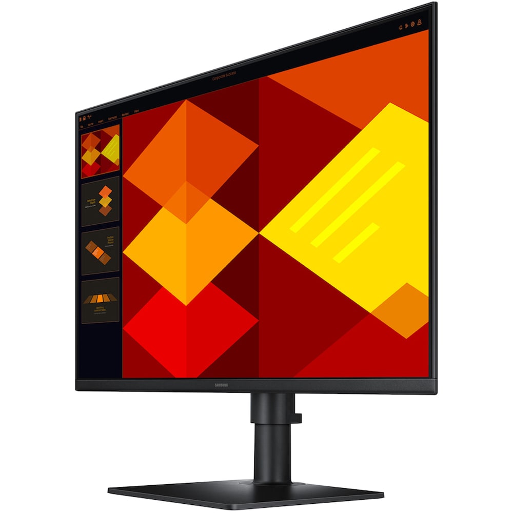 Monitor LED IPS SAMSUNG Essential S4 S40GD LS27D406GAUXEN, 27", Full HD, 100Hz, boxe, pivot, negru