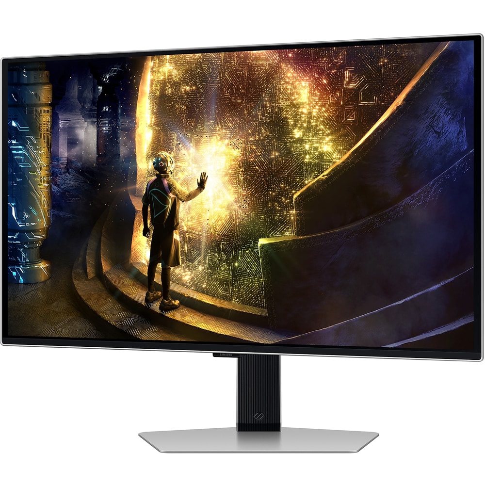 Monitor Gaming OLED SAMSUNG Odyssey G6 LS27DG610SUXEN, 27", QHD, 240Hz, AMD FreeSync Premium Pro, HDR10+, argintiu