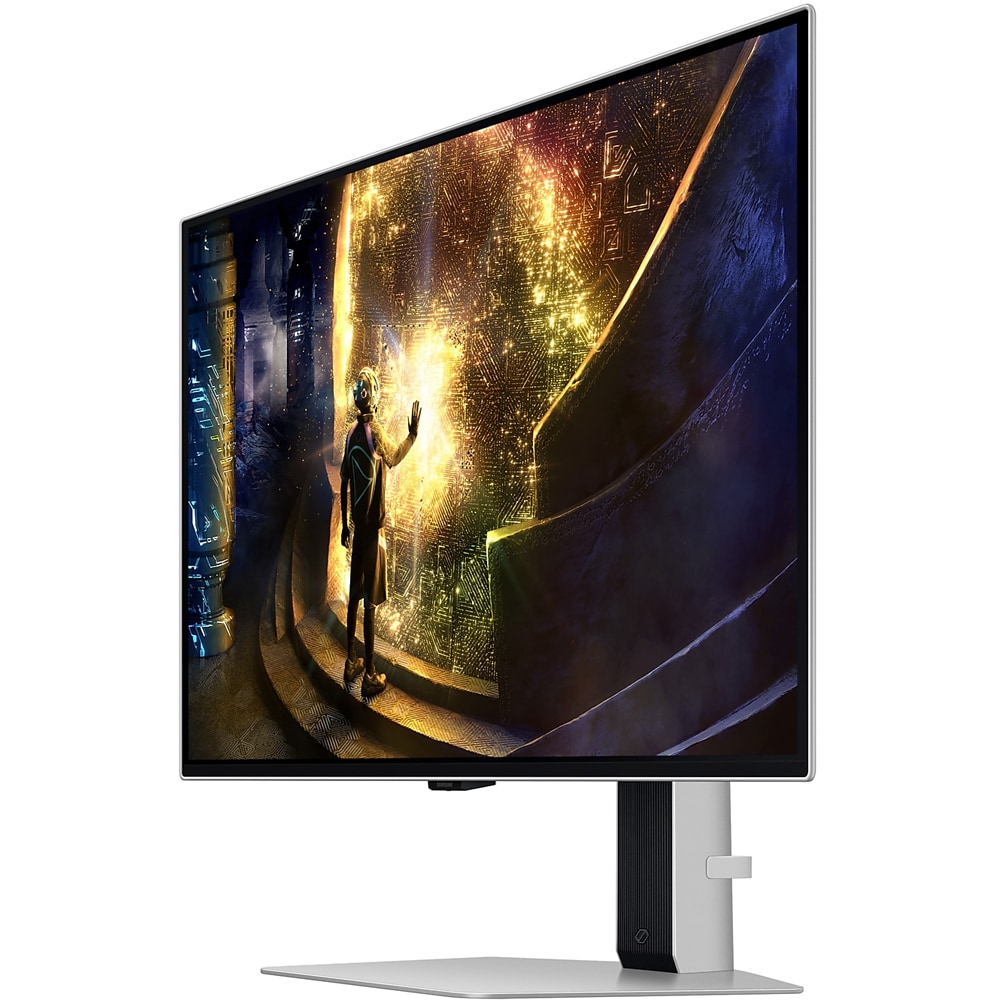 Monitor Gaming OLED SAMSUNG Odyssey G6 LS27DG610SUXEN, 27", QHD, 240Hz, AMD FreeSync Premium Pro, HDR10+, argintiu