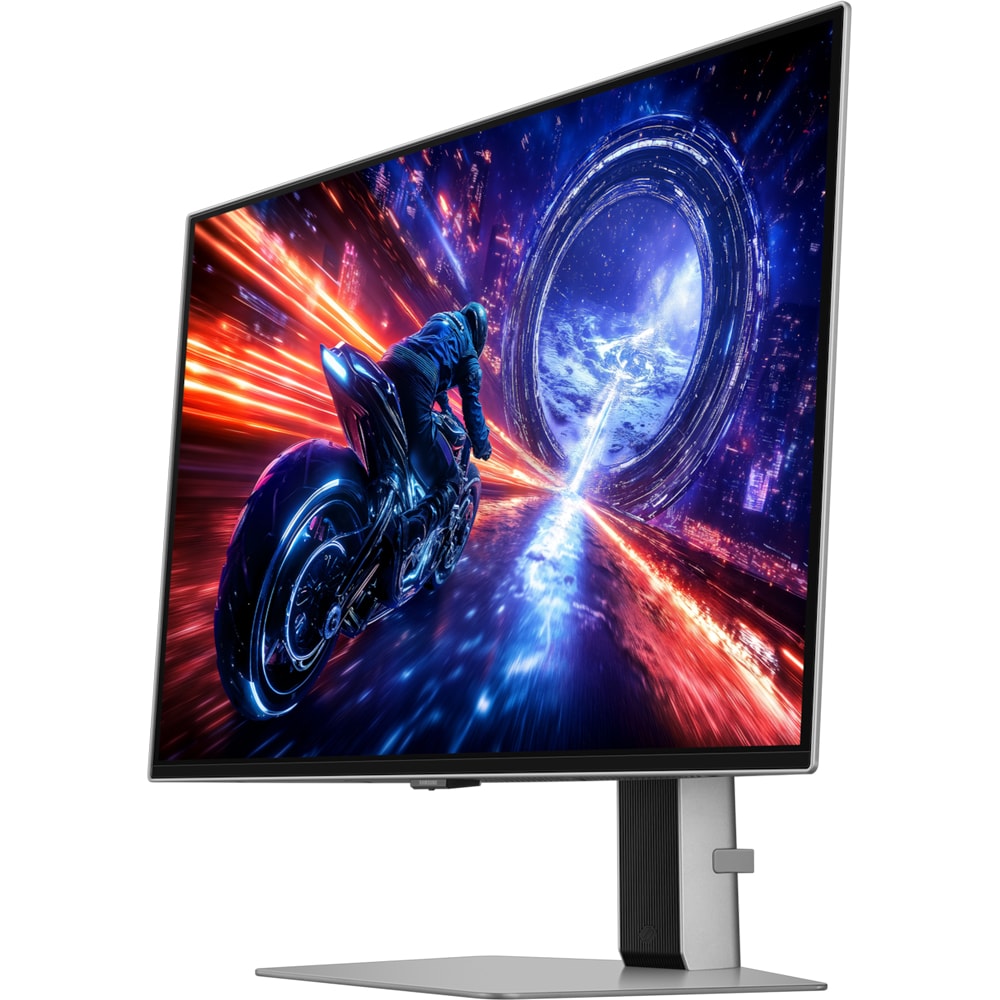Monitor Gaming OLED SAMSUNG Odyssey G6 LS27FG602SUXEN, 27", QHD, 500Hz, AMD FreeSync Premium Pro, pivot , argintiu