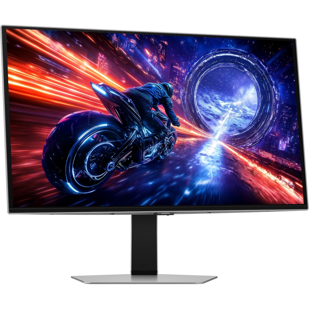 Monitor Gaming OLED SAMSUNG Odyssey G6 LS27FG602SUXEN, 27", QHD, 500Hz, AMD FreeSync Premium Pro, pivot , argintiu