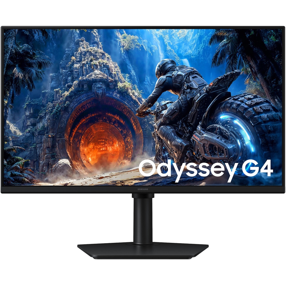 Monitor Gaming LED IPS SAMSUNG Odyssey G4 G40H LS27HG402EUXEN, 27", Full HD, 300Hz, AMD FreeSync Premium, NVIDIA G-Sync Comp, HDR10, pivot, negru