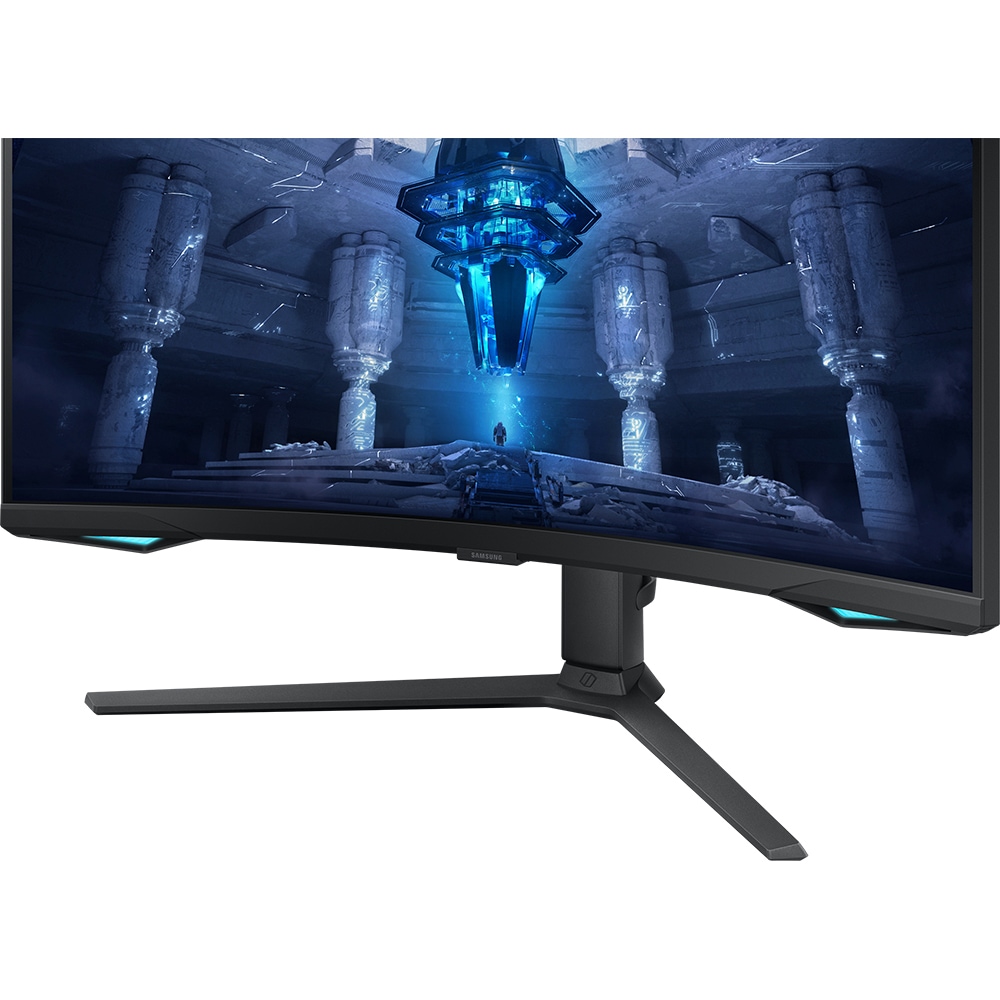 Monitor Gaming curbat QLED VA SAMSUNG Odyssey G7 LS32BG752NEXXY, 32", UHD, 165Hz, AMD FreeSync Premium Pro, negru