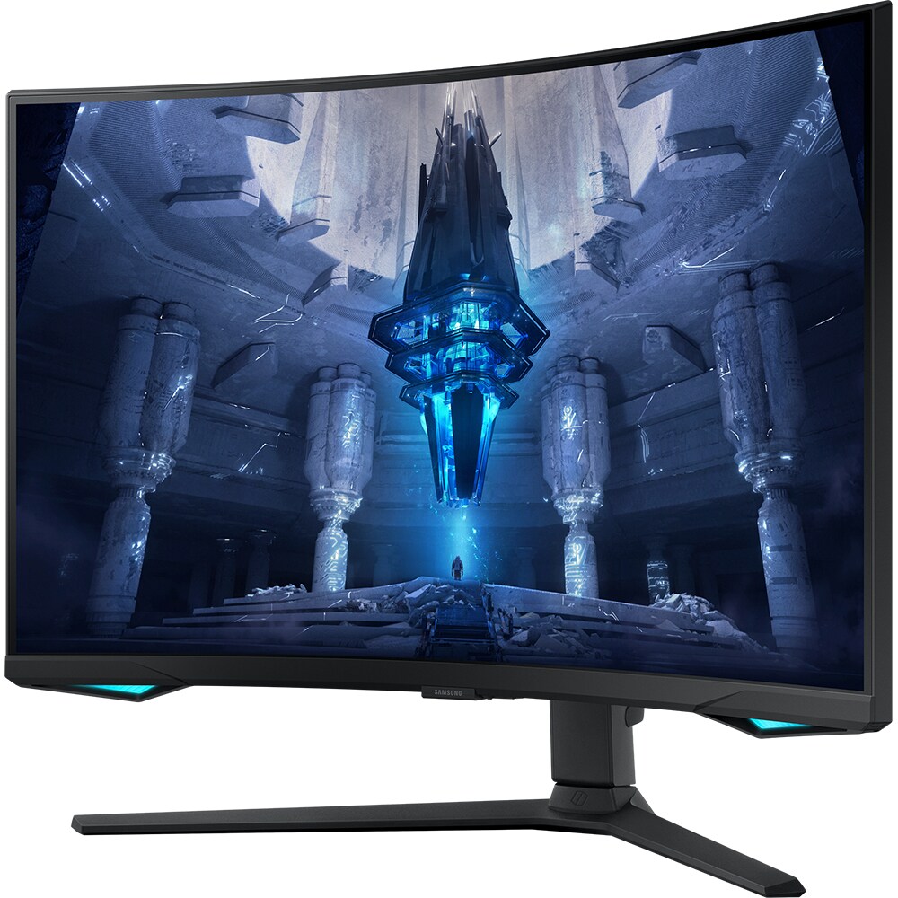 Monitor Gaming curbat QLED VA SAMSUNG Odyssey G7 LS32BG752NEXXY, 32", UHD, 165Hz, AMD FreeSync Premium Pro, negru