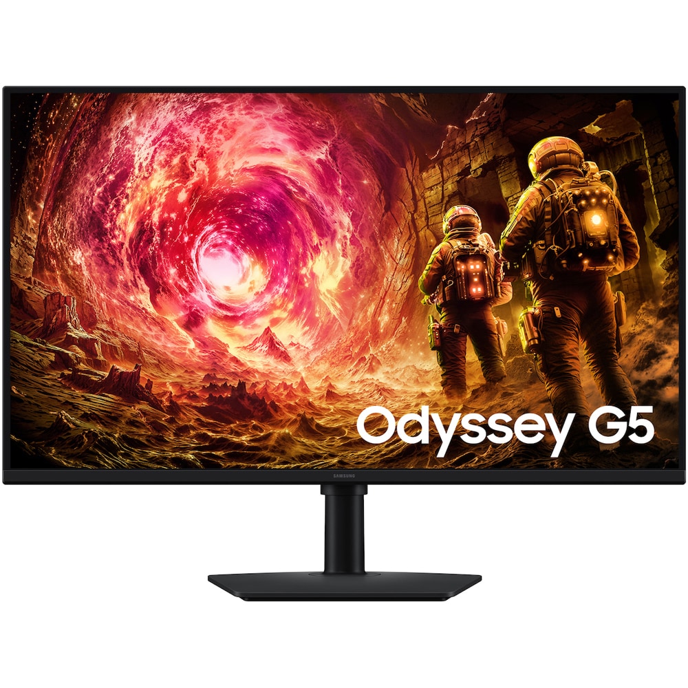 Monitor Gaming LED Fast IPS SAMSUNG Odyssey G5 G50F LS32FG502EUXEN, 32", QHD, 180Hz, AMD FreeSync, HDR10, pivot, negru