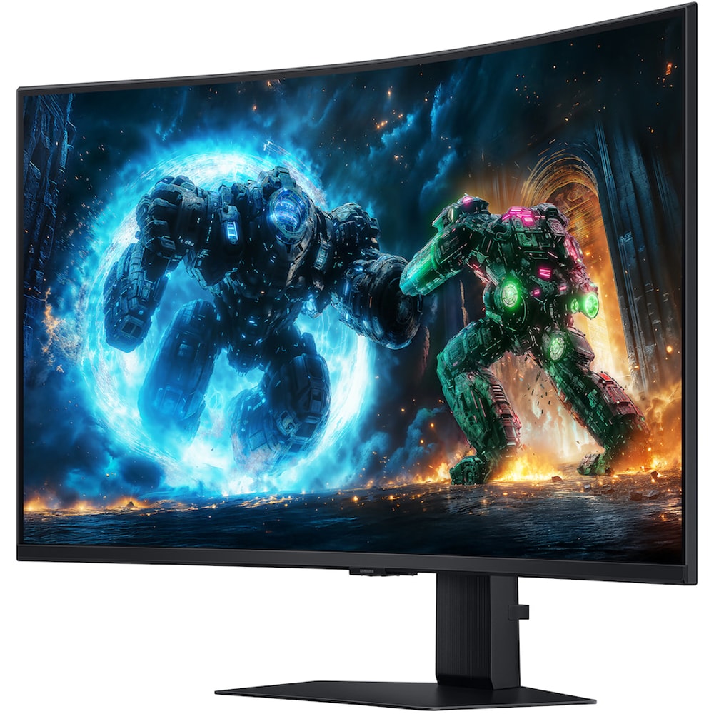 Monitor Gaming curbat LED VA SAMSUNG Odyssey G7 LS37FG750EUXEN, 37" 4K, 165Hz, AMD FreeSync Premium Pro, negru