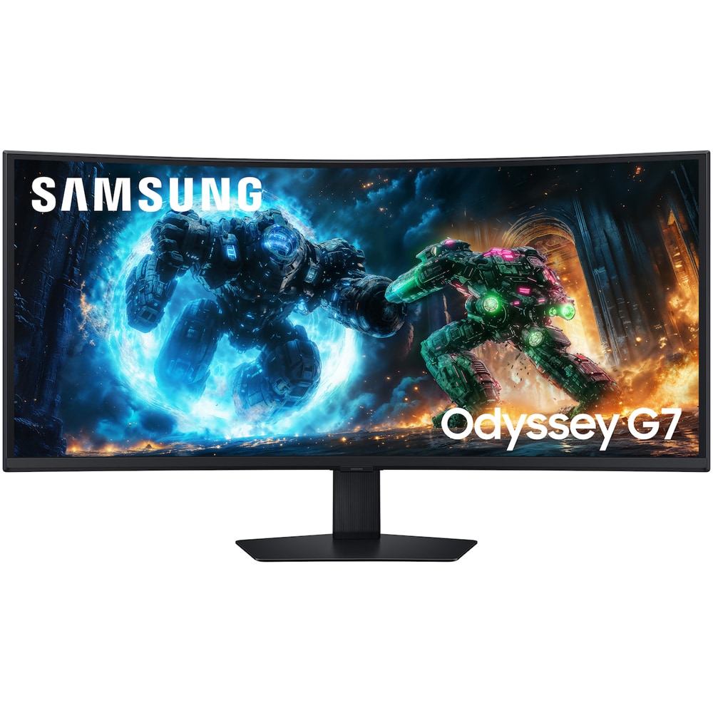 Monitor Gaming curbat LED VA SAMSUNG Odyssey G7 LS40FG750EUXEN, 40", WUHD, 180Hz, AMD FreeSync Premium Pro, negru