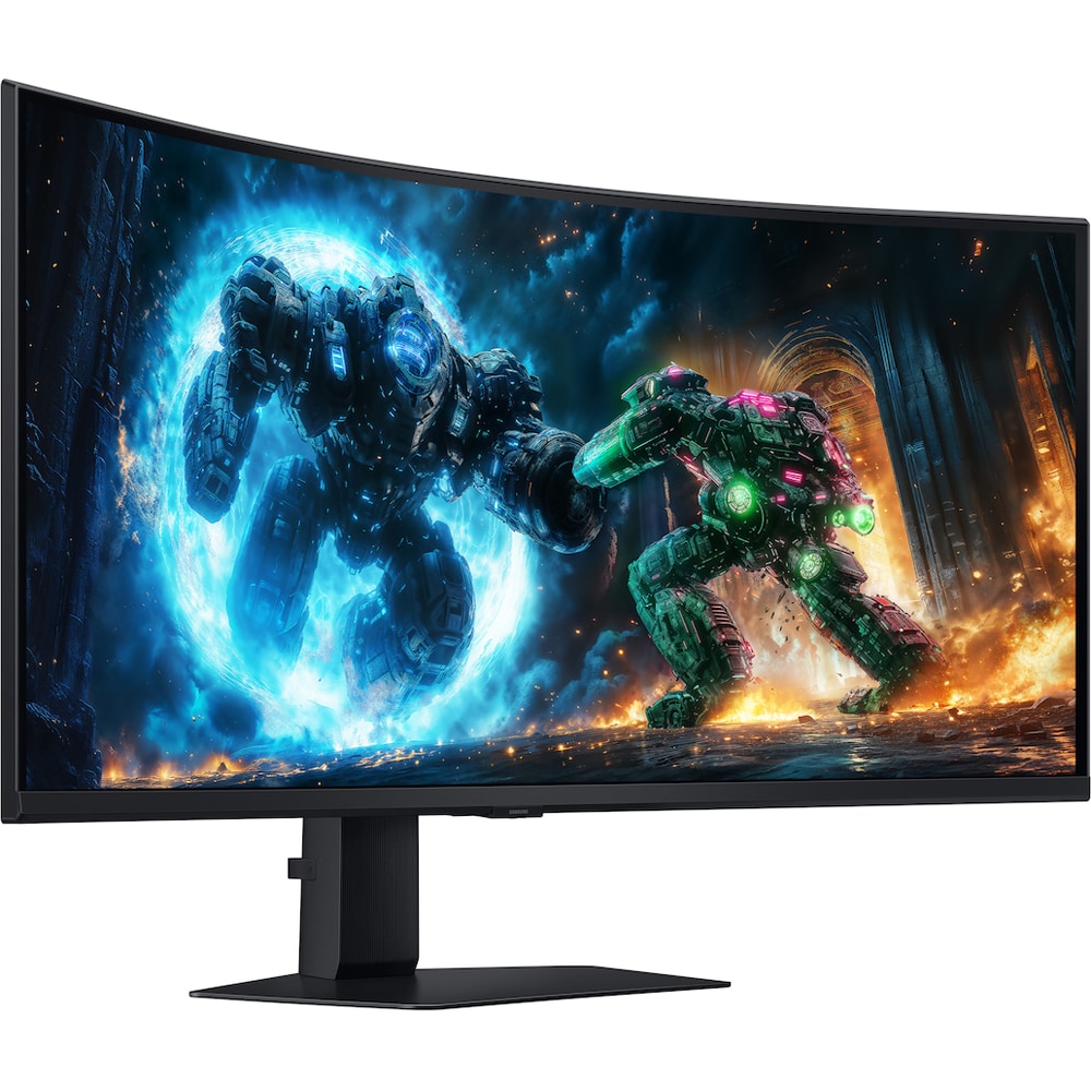 Monitor Gaming curbat LED VA SAMSUNG Odyssey G7 LS40FG750EUXEN, 40", WUHD, 180Hz, AMD FreeSync Premium Pro, negru