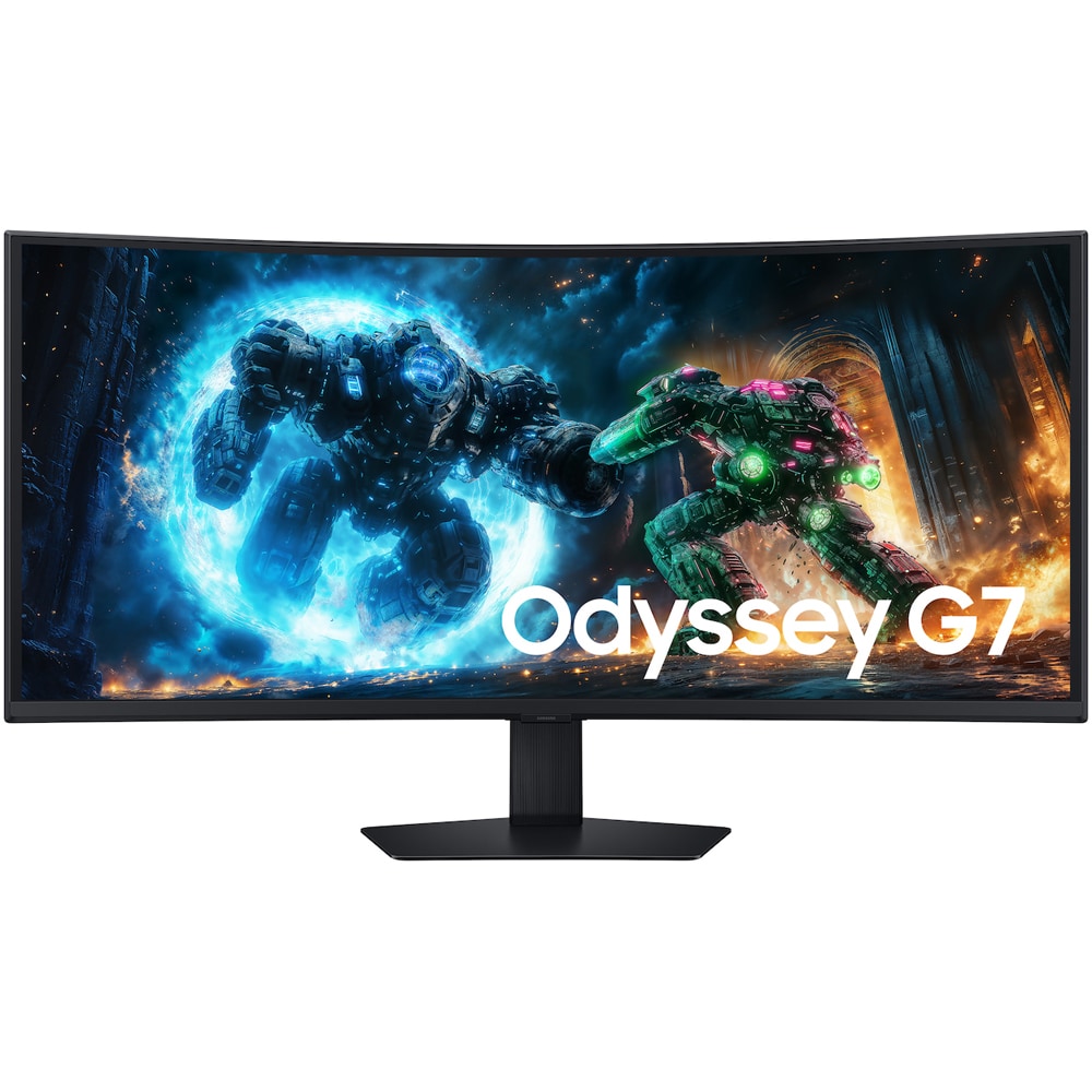 Monitor Gaming curbat LED VA SAMSUNG Odyssey G7 LS40FG750EUXEN, 40", WUHD, 180Hz, AMD FreeSync Premium Pro, negru