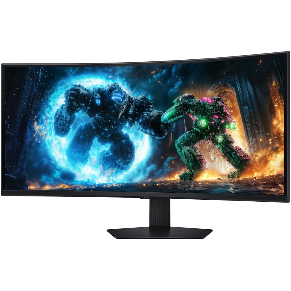 Monitor Gaming curbat LED VA SAMSUNG Odyssey G7 LS40FG750EUXEN, 40", WUHD, 180Hz, AMD FreeSync Premium Pro, negru