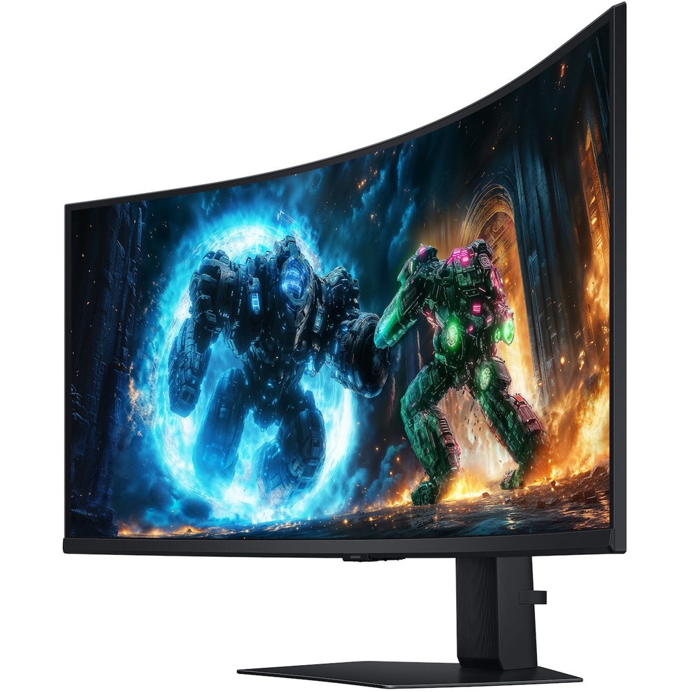 Monitor Gaming curbat LED VA SAMSUNG Odyssey G7 LS40FG750EUXEN, 40", WUHD, 180Hz, AMD FreeSync Premium Pro, negru