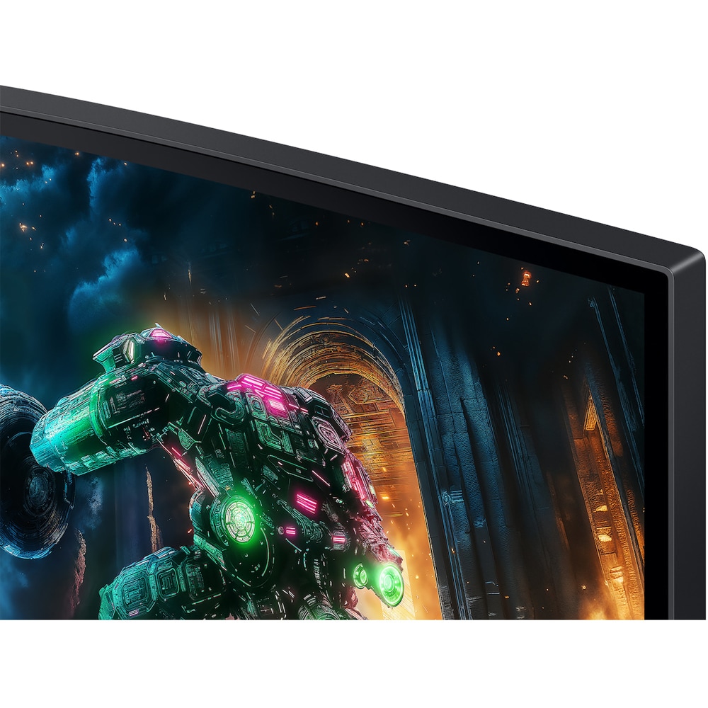 Monitor Gaming curbat LED VA SAMSUNG Odyssey G7 LS40FG750EUXEN, 40", WUHD, 180Hz, AMD FreeSync Premium Pro, negru