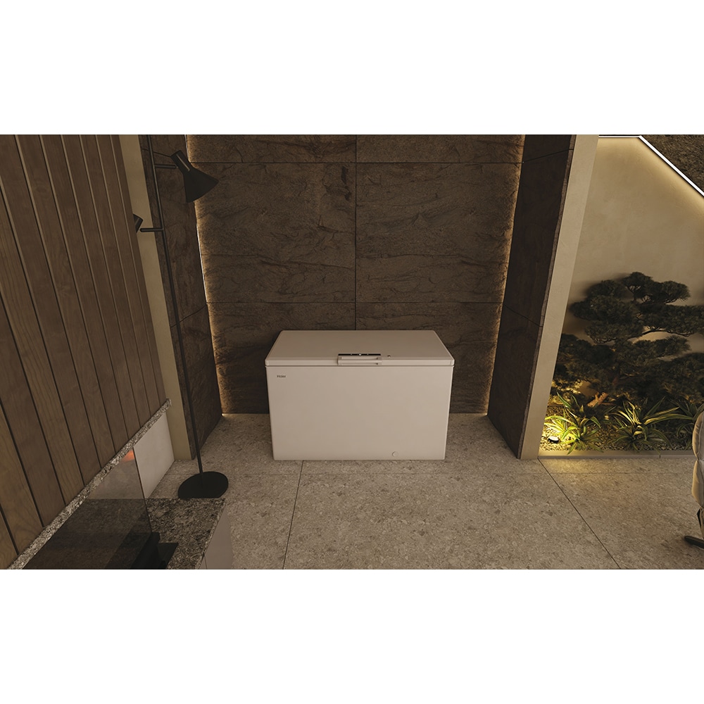 Lada frigorifica HAIER HCE420E, Low Frost, 418 l, H 89 cm, Clasa E, alb