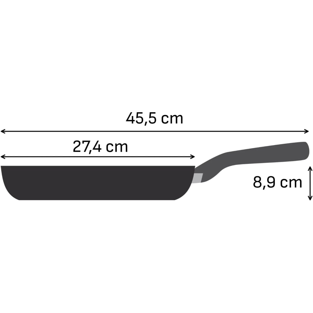 Tigaie TEFAL Extra M0000532, 26cm, aluminiu, negru