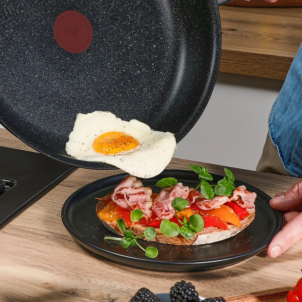 Tigaie TEFAL Extra M0000632, 26cm, aluminiu, negru