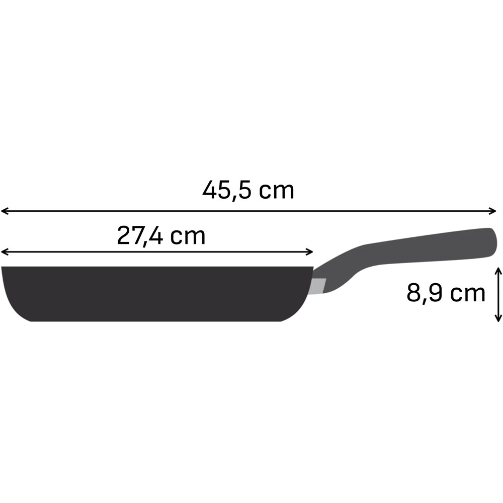 Tigaie TEFAL Extra M0000632, 26cm, aluminiu, negru