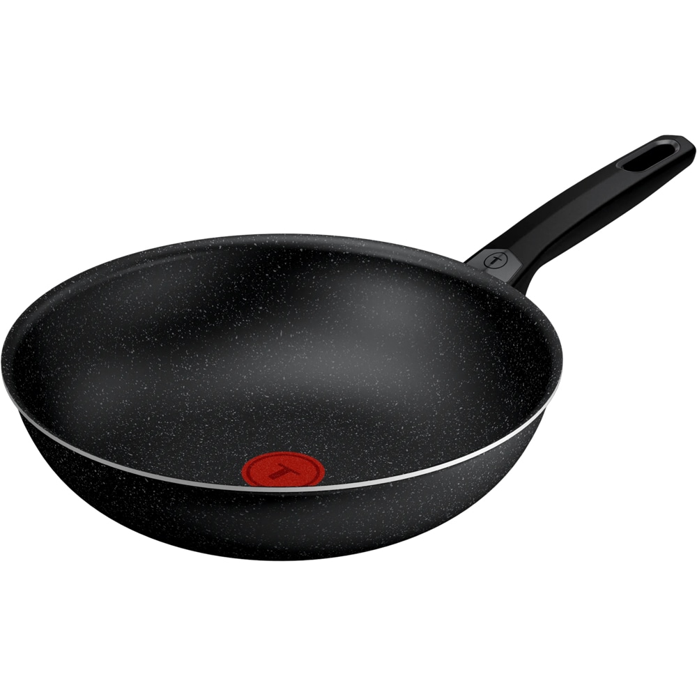 Tigaie wok TEFAL Extra M0001932, 28cm, aluminiu, negru