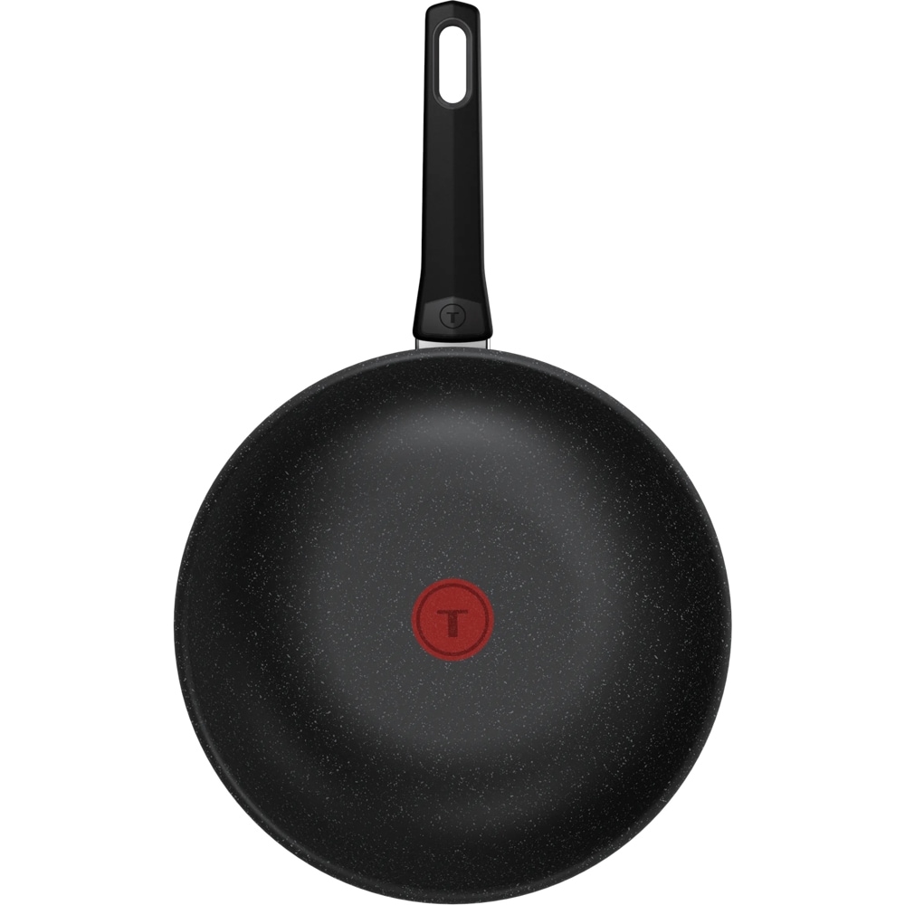 Tigaie wok TEFAL Extra M0001932, 28cm, aluminiu, negru