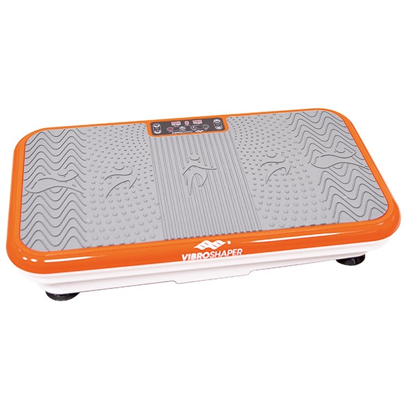 Aparat vibromasaj MEDIASHOP Vibroshaper M11821, greutate maxima 100 Kg, gri-portocaliu