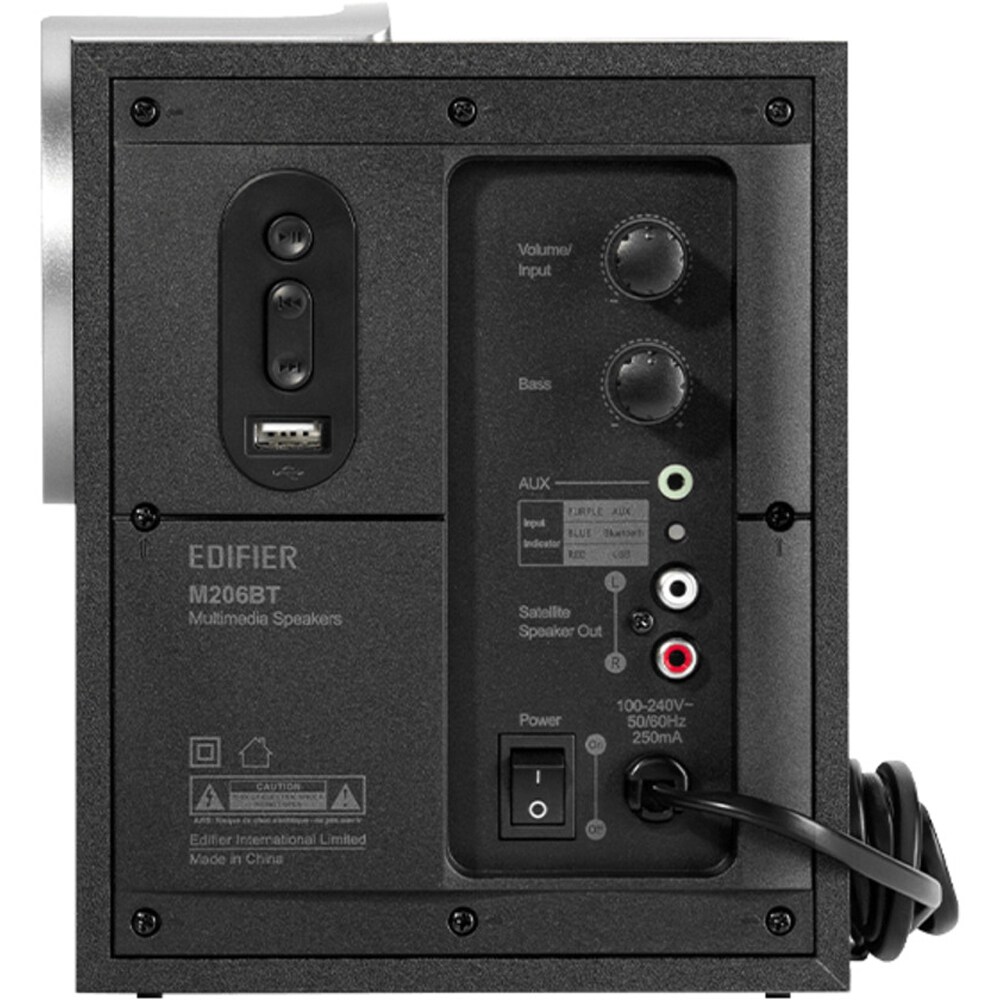 Boxe EDIFIER M206BT-BK, 2.1, 34W, Bluetooth, negru