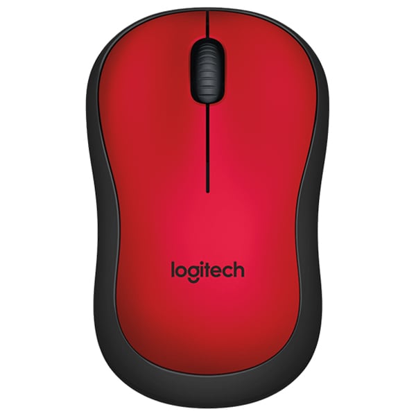 Mouse Wireless LOGITECH M220 Silent, 1000 dpi, rosu