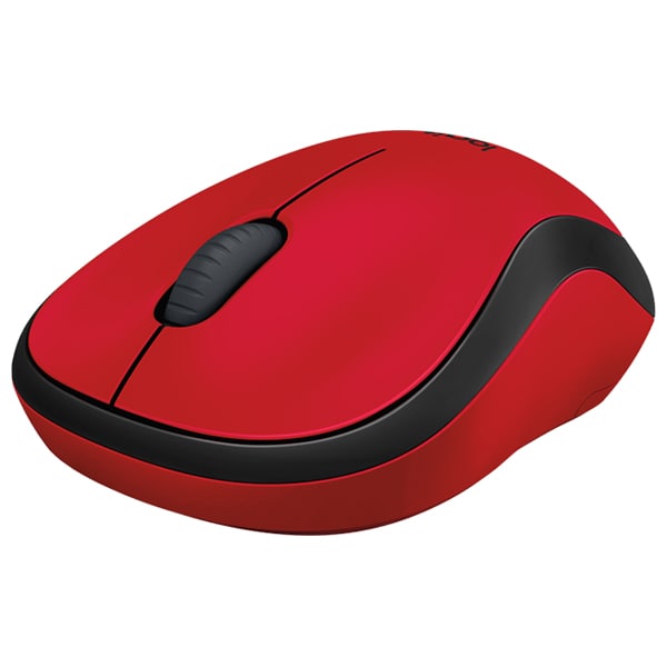 Mouse Wireless LOGITECH M220 Silent, 1000 dpi, rosu