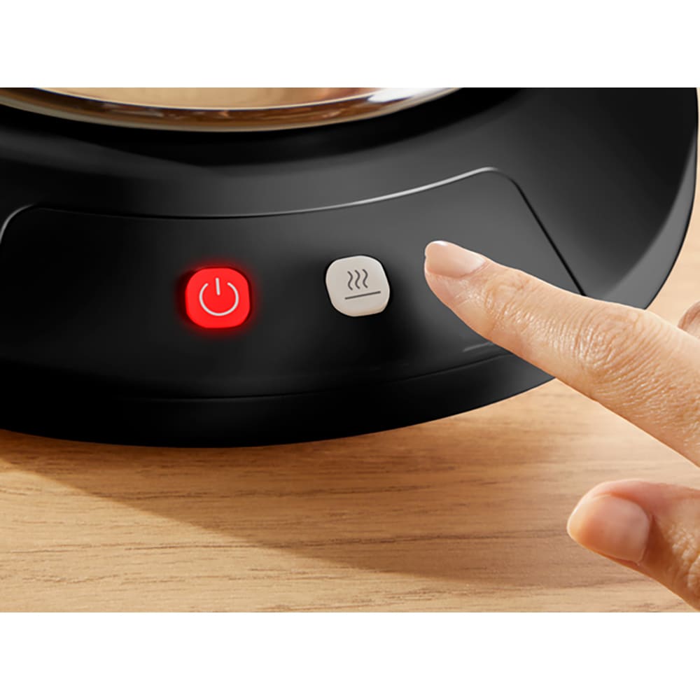 Cafetiera TEFAL Subito CM5S1DE0, 1.25l, 1000W, 15 cesti, negru-argintiu