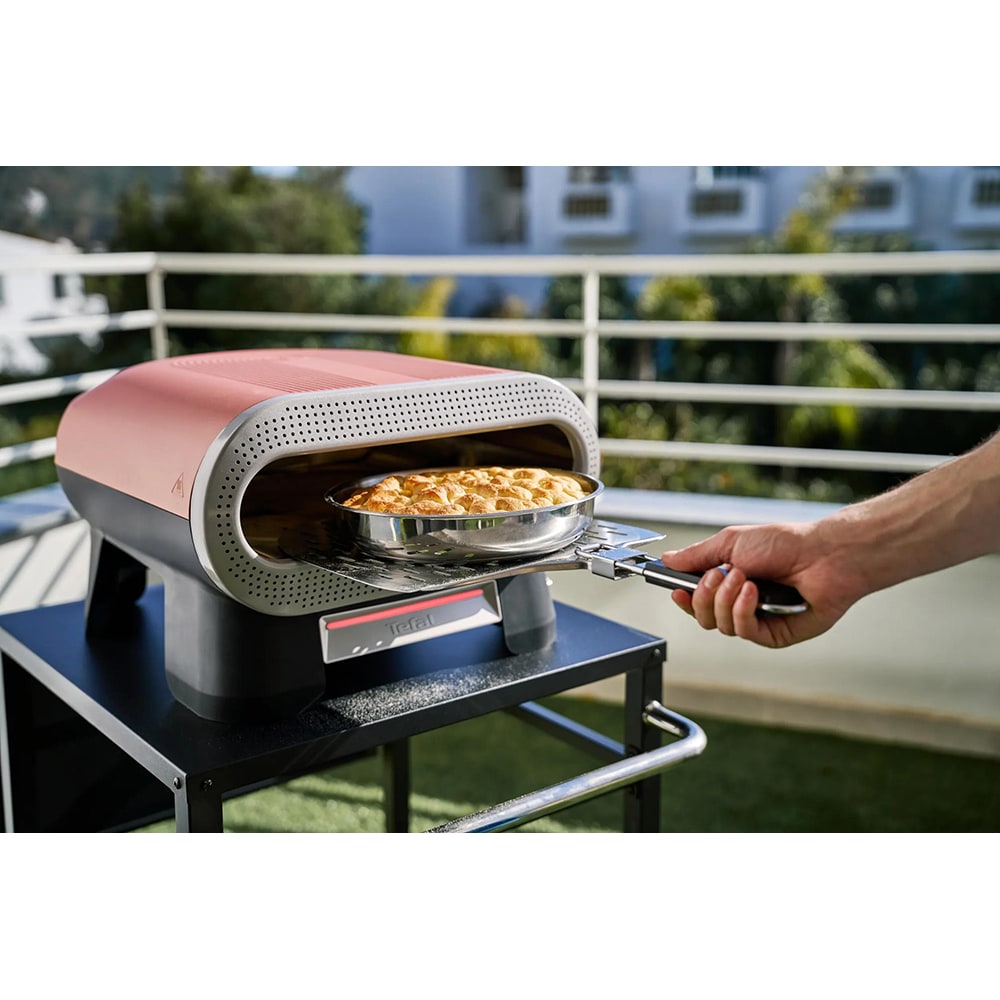 Cuptor electric TEFAL Pizza Pronto JM600TE0, 2600W, maro-argintiu