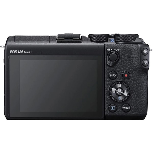Aparat foto Mirrorless CANON EOS M6 Mark II, 32.5 MP, Wi-Fi, negru, Body