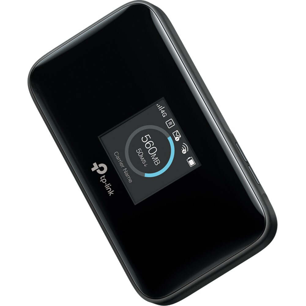 Router Wireless portabil TP-LINK M7750, Dual Band 300+867 Mbps, 4G LTE, negru
